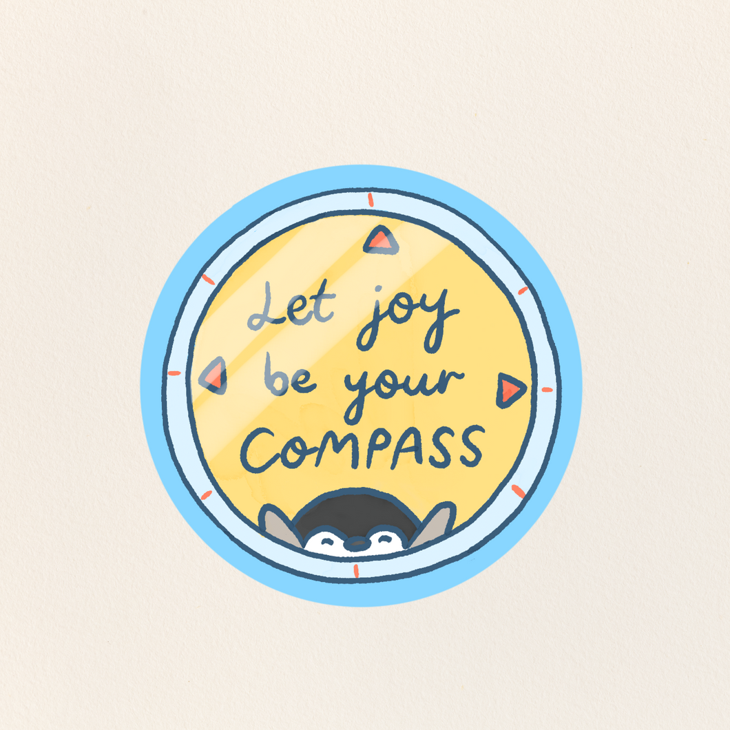 Compass Sticker