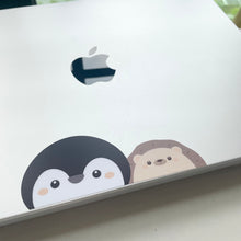 Load image into Gallery viewer, Side by Side Pengy &amp; Hedgy Jumbo Sticker
