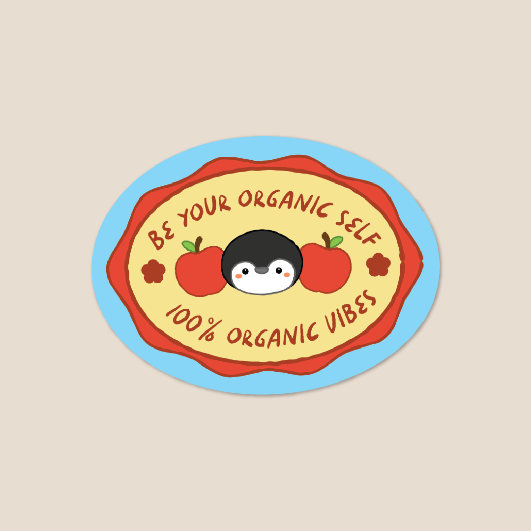Be Your Organic Self Sticker