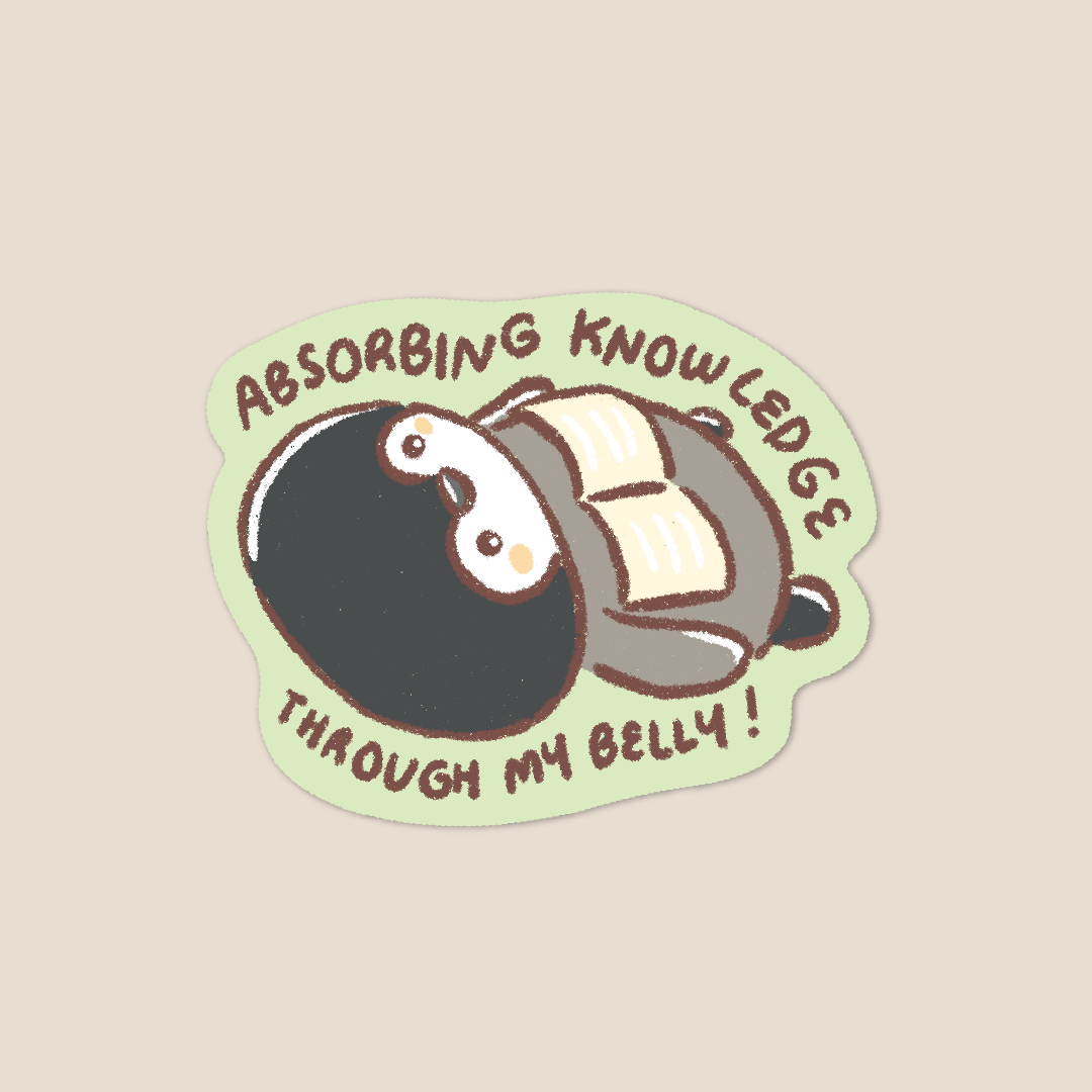 Absorbing Knowledge Sticker
