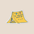 Adventures Await Sticker