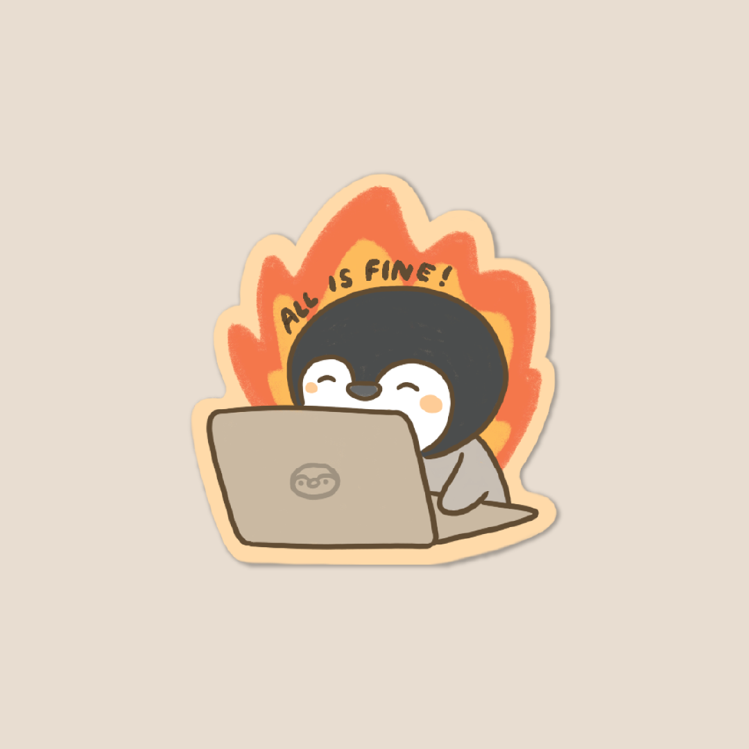 All Is Fine Sticker