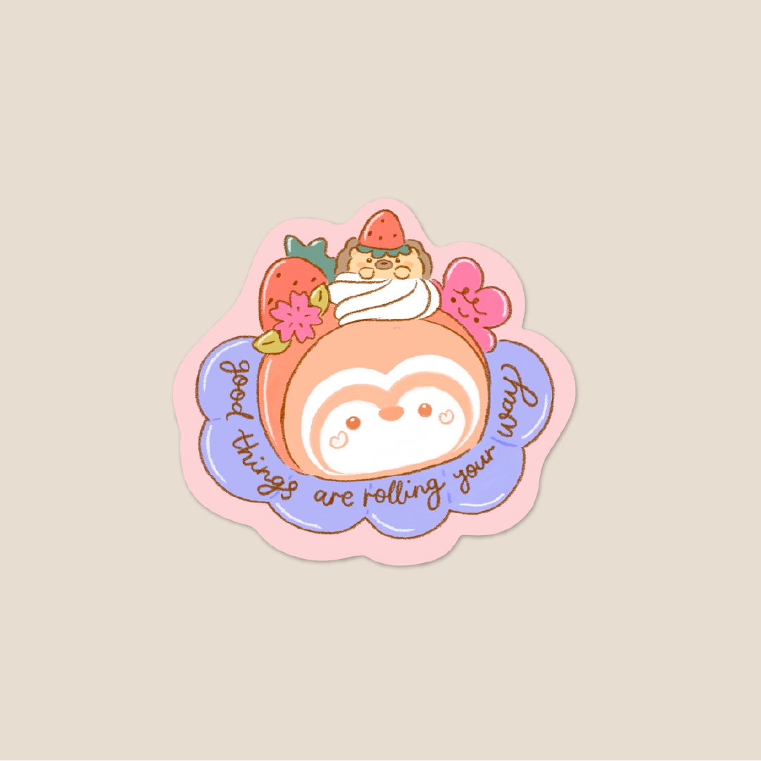 Good Things Swissroll Sticker