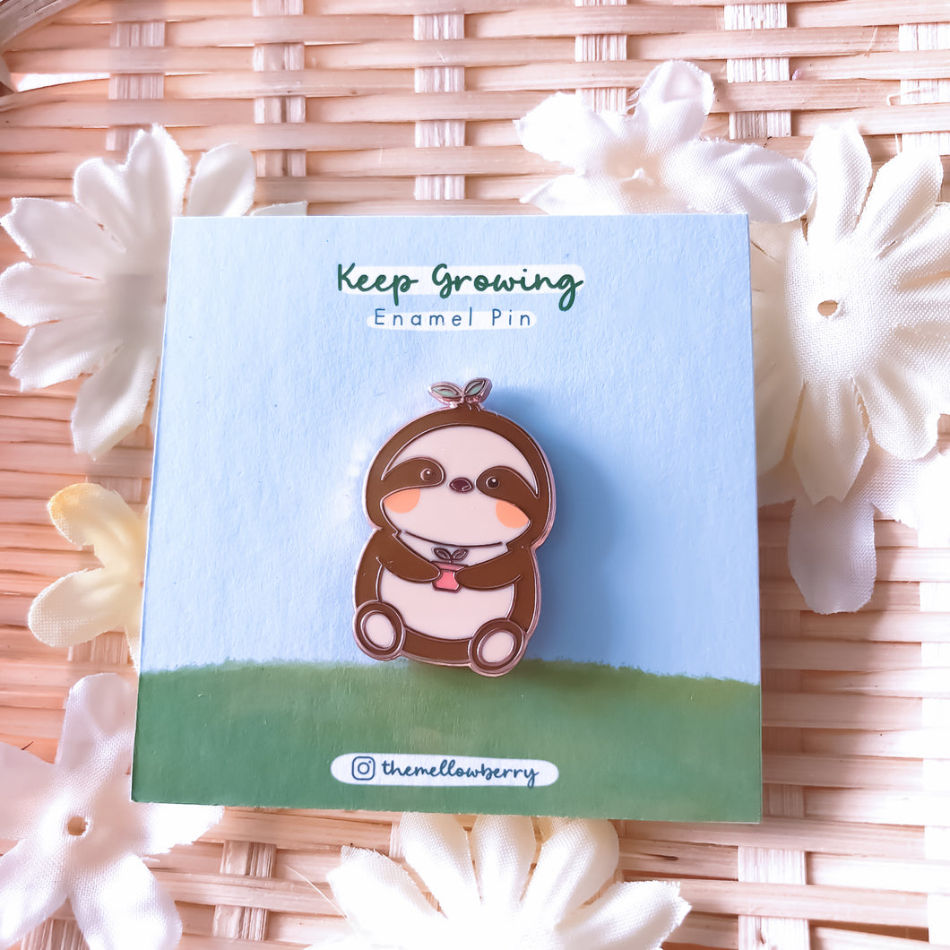 Keep Growing Enamel Pin