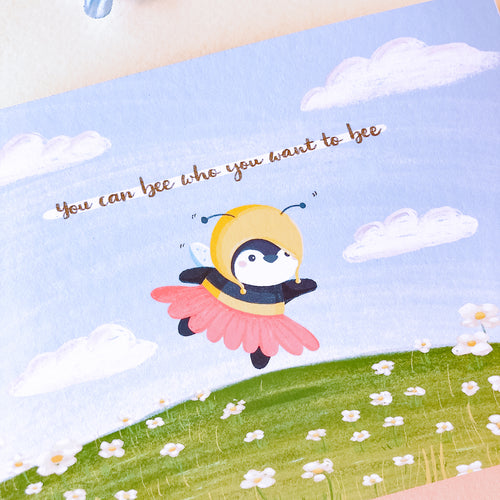 Bee Who You Want Print